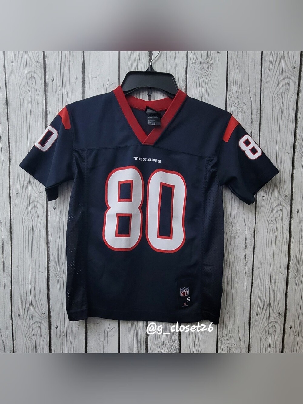 NFL Youth Texans A.Johnson #80 Football Jersey